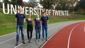 fltr: Stef Koenis (treasurer), Marijke Abma (Chair), Anne Siersema (Secretary) and Pim Venderbosch (general board member)