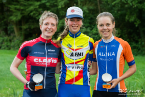 Podium vrouwen Aloha tijdrit 2017